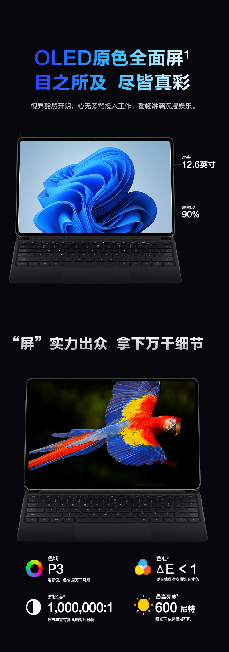 HUAWEI MateBook E 12.6英寸