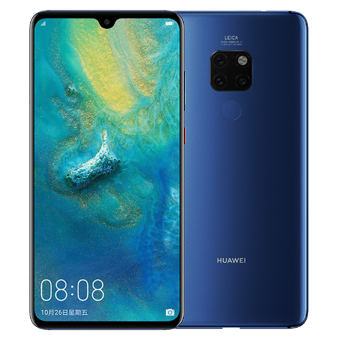 内部处理机huaweimate20全网通版6gb64gb宝石蓝