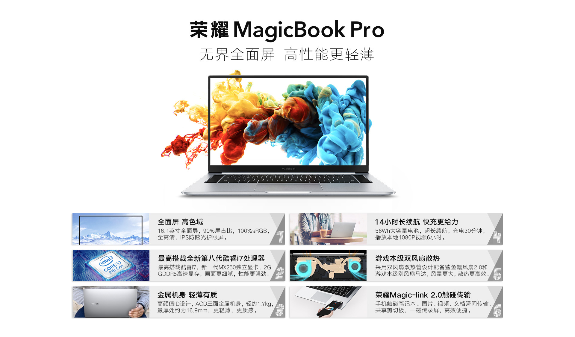 荣耀MagicBook Pro笔记本电脑