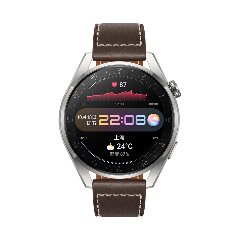 【新品 时尚款】huawei watch 3 pro 48mm esim独立通话智能手表 钛